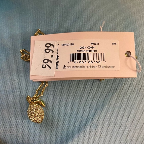 Kate Spade picnic perfect lemon mini pendant - Picture 2 of 2